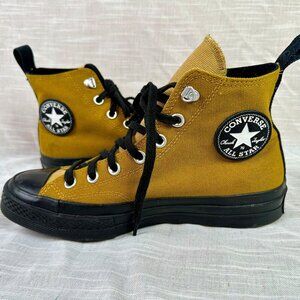 Converse All Stars Dark Golden Yellow Chuck 70 GORE-TEX Sneakers Women's 8